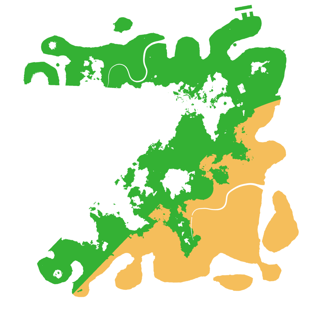 Biome Rust Map: Procedural Map, Size: 3750, Seed: 196485633