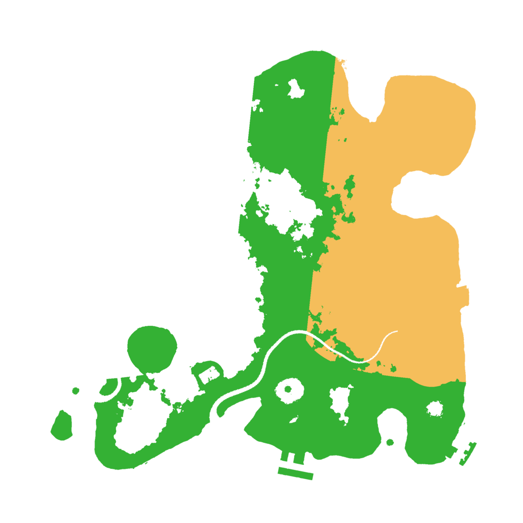 Biome Rust Map: Procedural Map, Size: 3000, Seed: 934