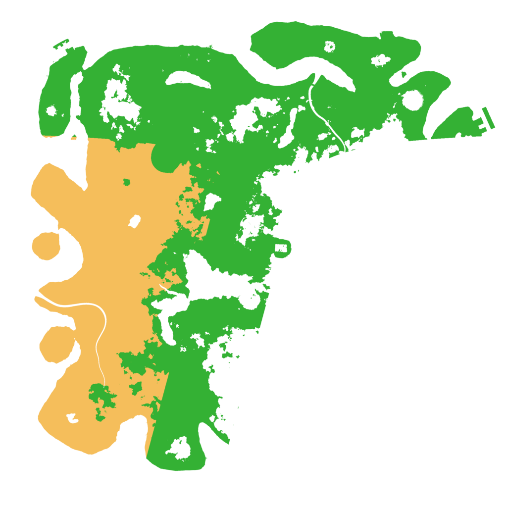 Biome Rust Map: Procedural Map, Size: 4500, Seed: 1525891885