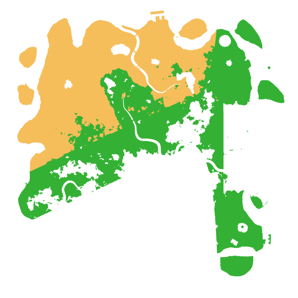 Biome Rust Map: Procedural Map, Size: 4500, Seed: 1315891127