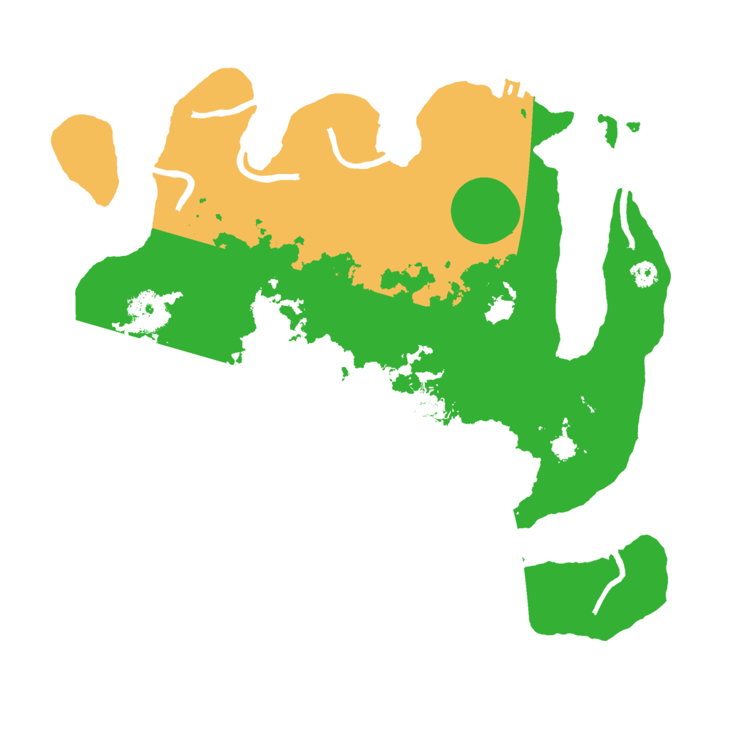 Biome Rust Map: Procedural Map, Size: 2899, Seed: 2147483647