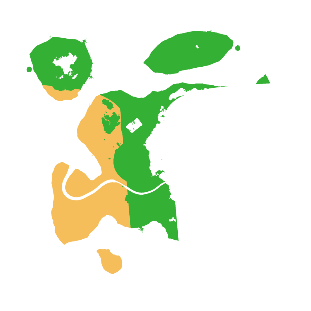 Biome Rust Map: Procedural Map, Size: 2300, Seed: 739317446
