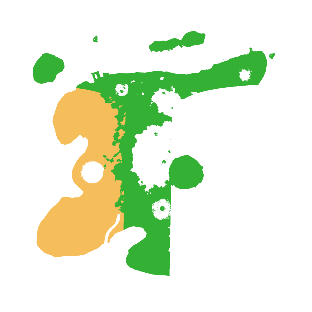 Biome Rust Map: Procedural Map, Size: 2500, Seed: 469255502