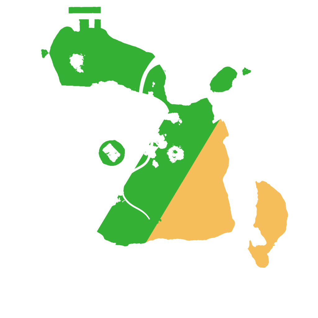 Biome Rust Map: Procedural Map, Size: 2000, Seed: 1920379774