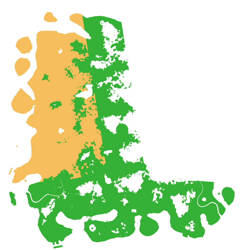 Biome Rust Map: Procedural Map, Size: 5500, Seed: 68