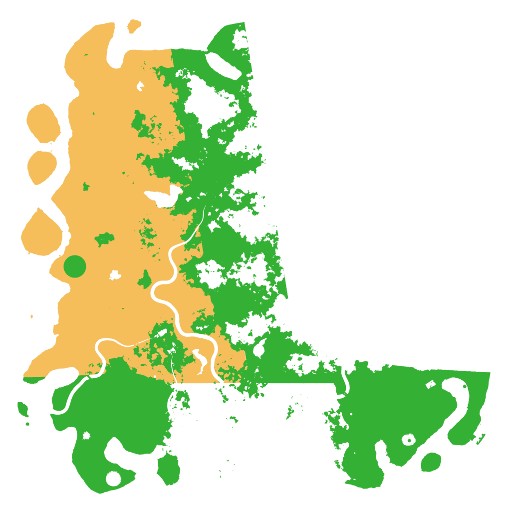 Biome Rust Map: Procedural Map, Size: 6000, Seed: 68