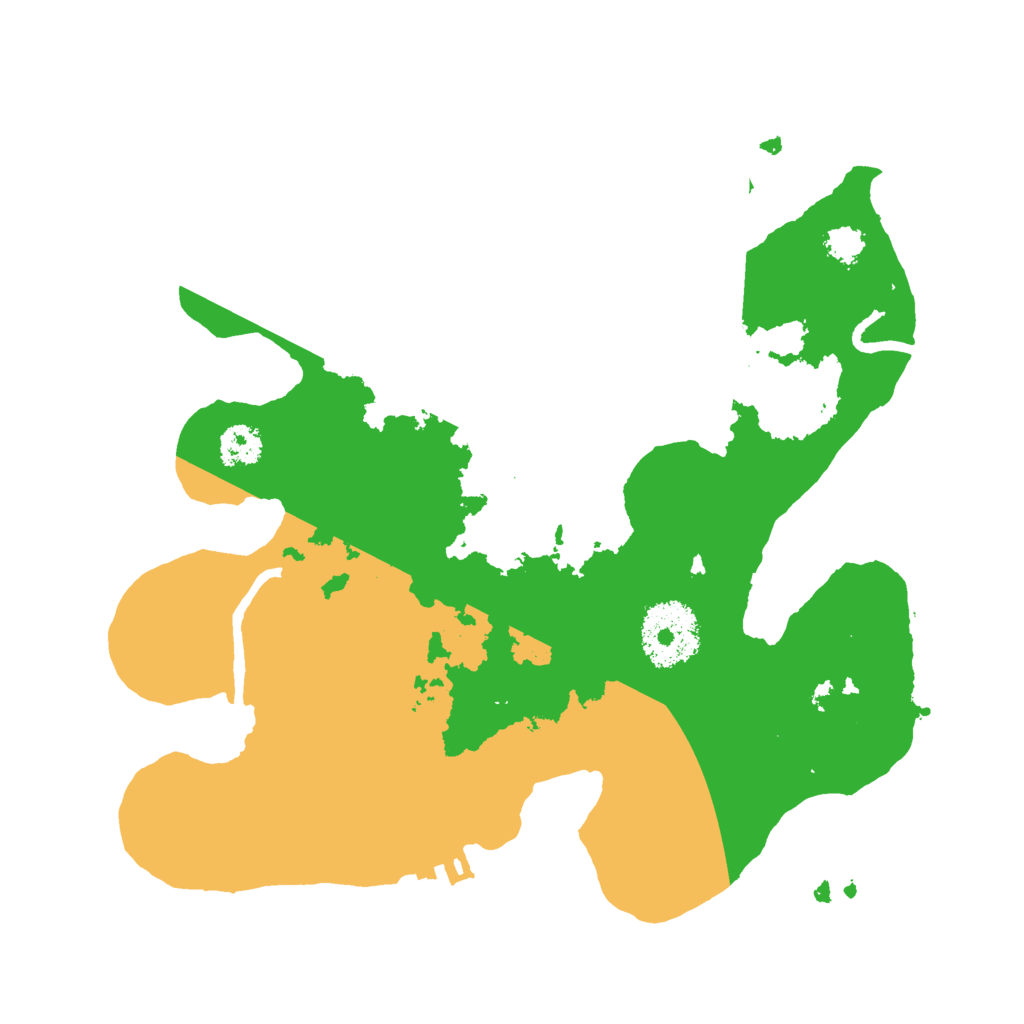 Biome Rust Map: Procedural Map, Size: 2500, Seed: 240