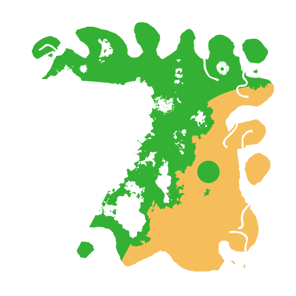 Biome Rust Map: Procedural Map, Size: 3500, Seed: 2289