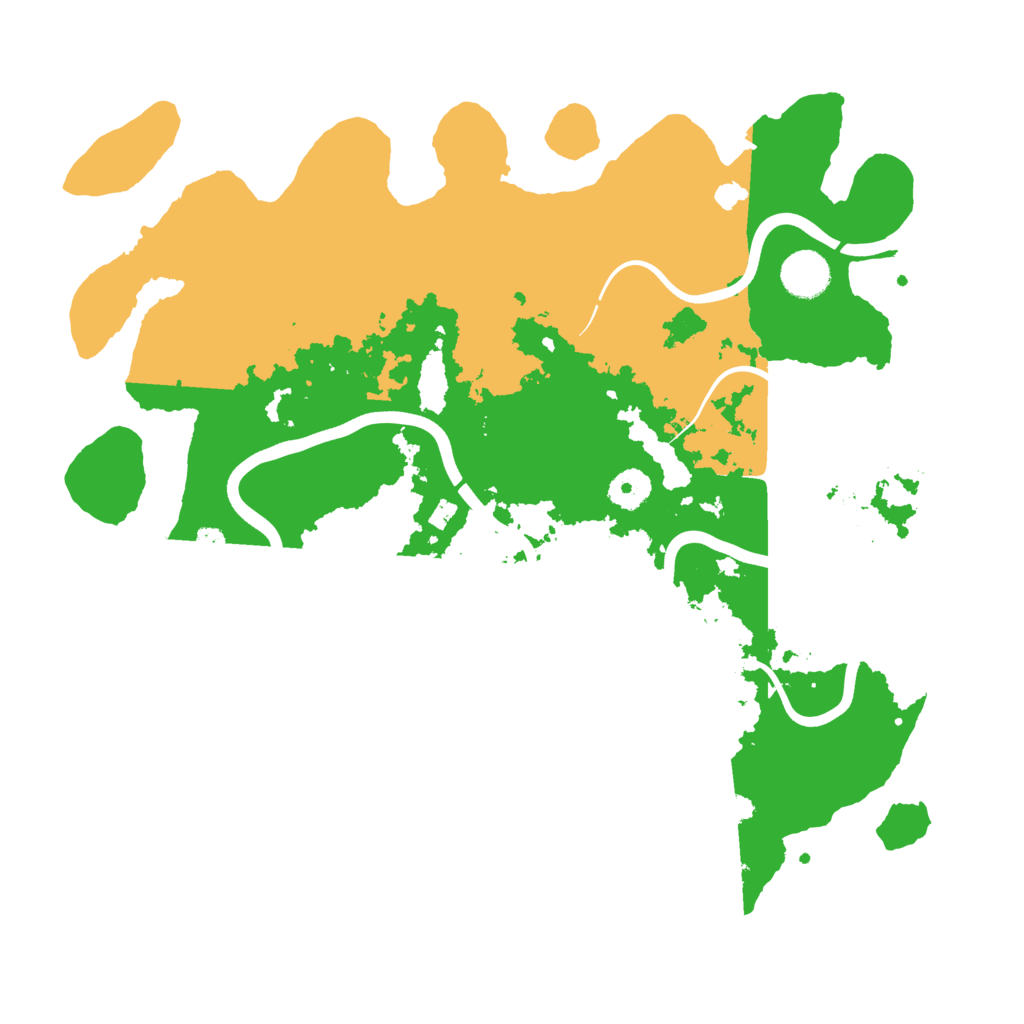 Biome Rust Map: Procedural Map, Size: 3800, Seed: 1936995269