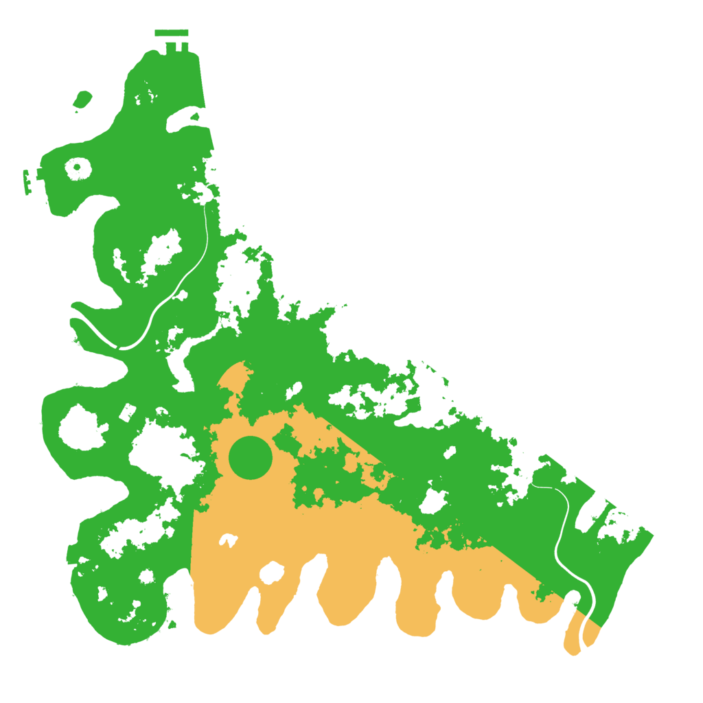 Biome Rust Map: Procedural Map, Size: 4250, Seed: 123456780