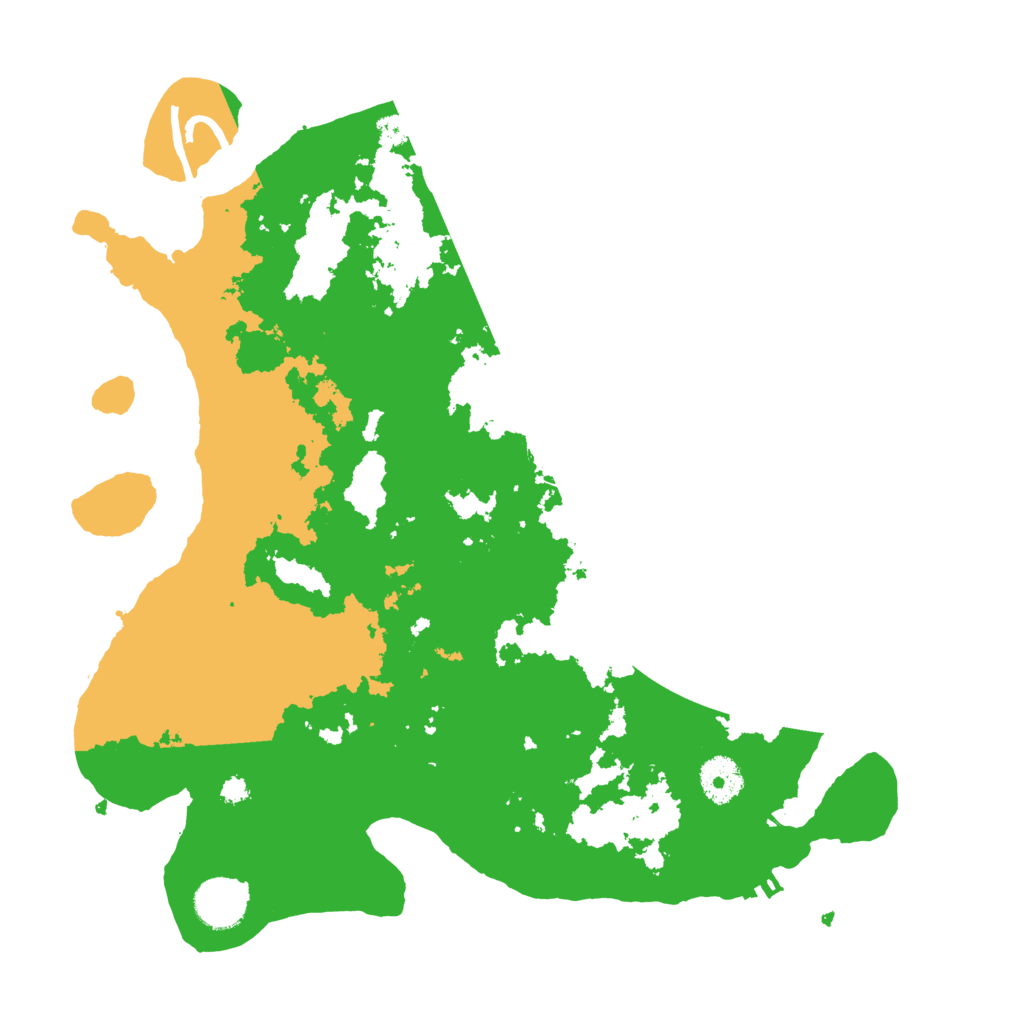 Biome Rust Map: Procedural Map, Size: 3500, Seed: 93845