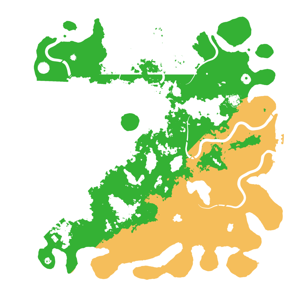 Biome Rust Map: Procedural Map, Size: 4500, Seed: 231683981