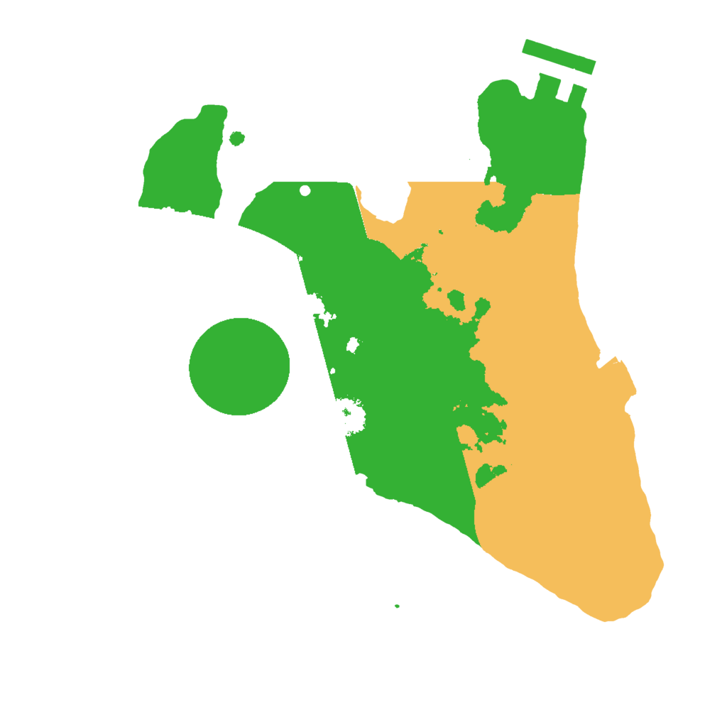 Biome Rust Map: Procedural Map, Size: 2000, Seed: 478579375