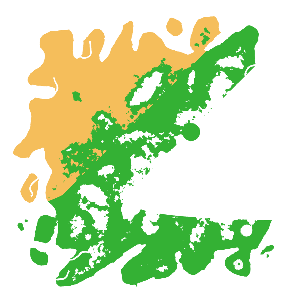 Biome Rust Map: Procedural Map, Size: 4500, Seed: 1121519820