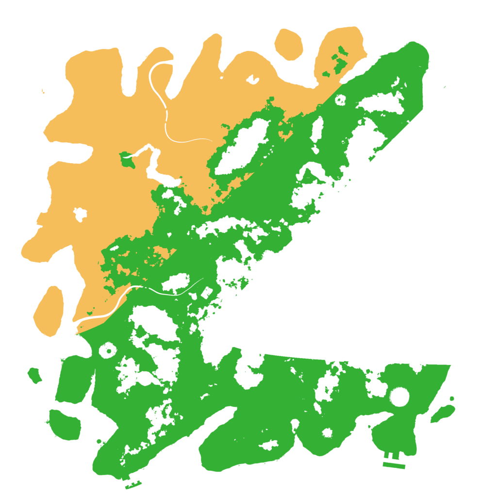 Biome Rust Map: Procedural Map, Size: 4500, Seed: 1121519820