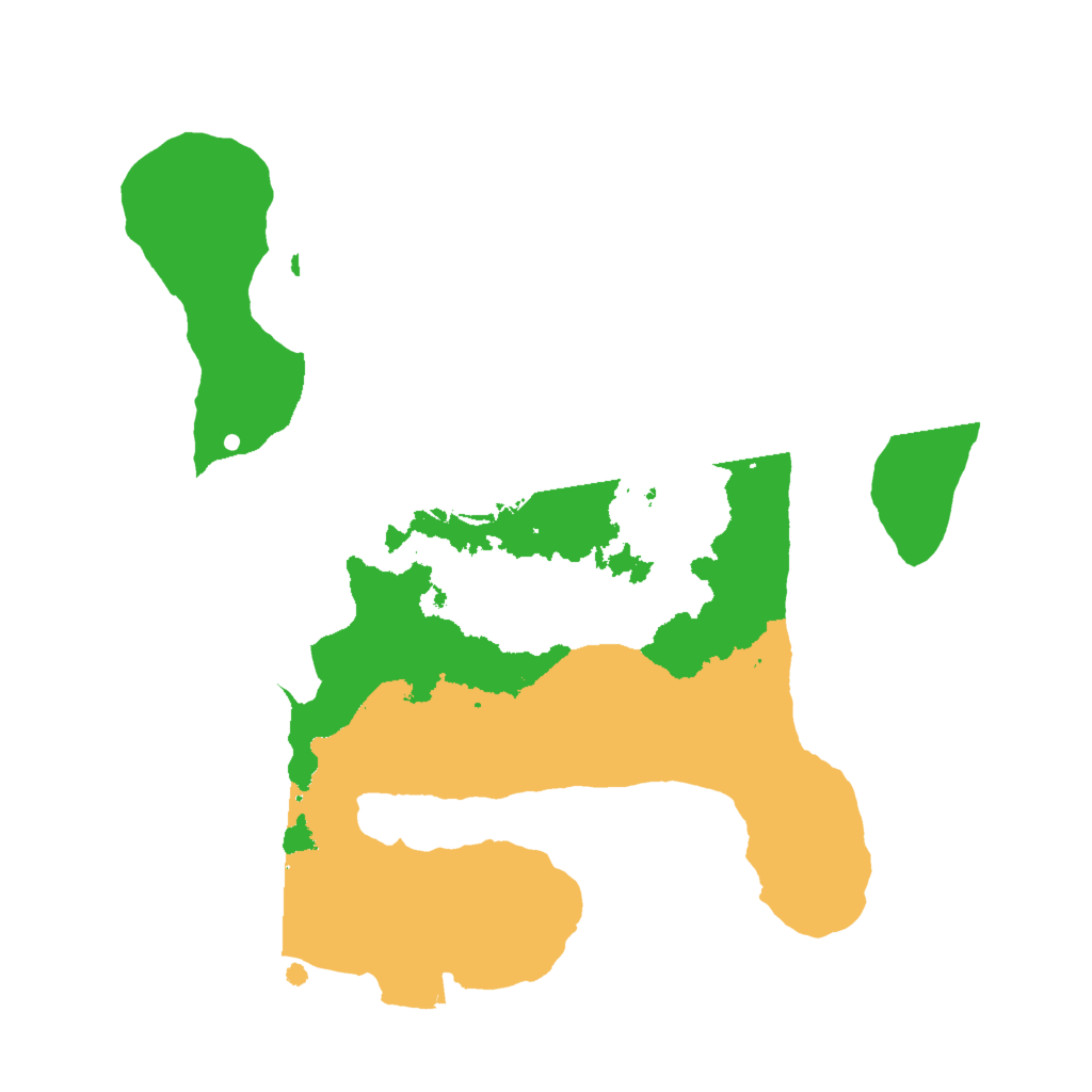 Biome Rust Map: Procedural Map, Size: 2000, Seed: 10000