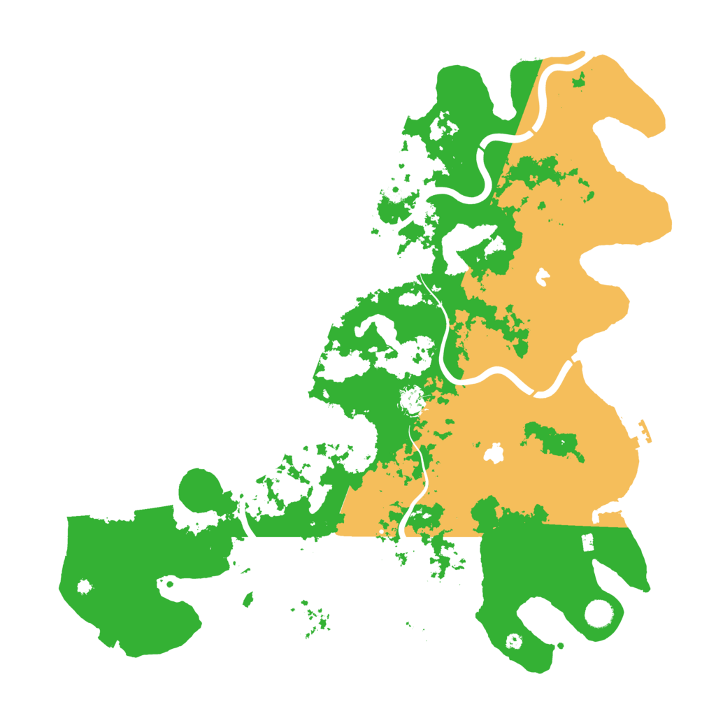 Biome Rust Map: Procedural Map, Size: 4500, Seed: 20683766