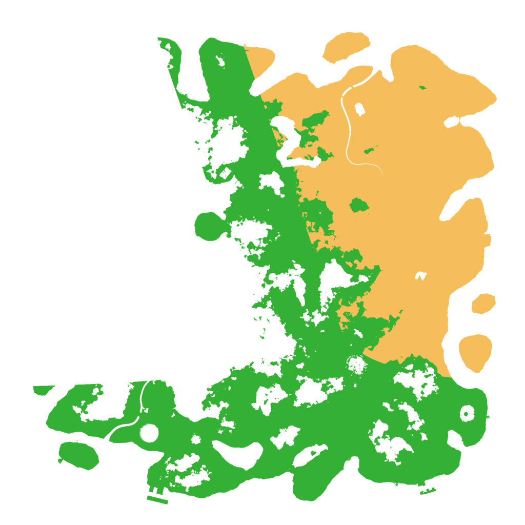 Biome Rust Map: Procedural Map, Size: 5000, Seed: 9181996