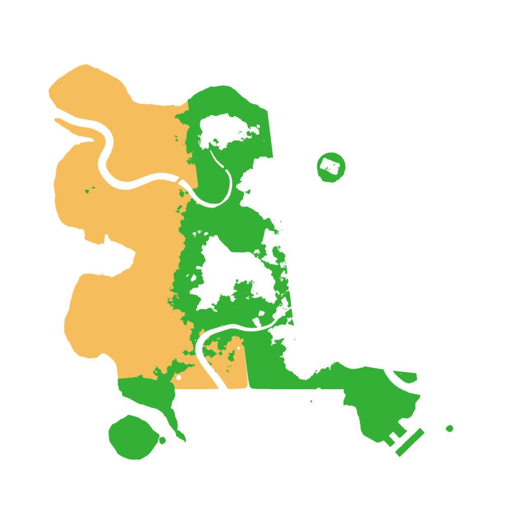 Biome Rust Map: Procedural Map, Size: 3000, Seed: 1183192993