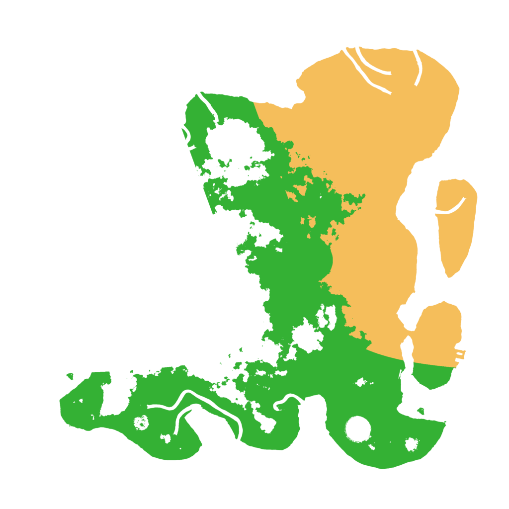 Biome Rust Map: Procedural Map, Size: 3500, Seed: 5990