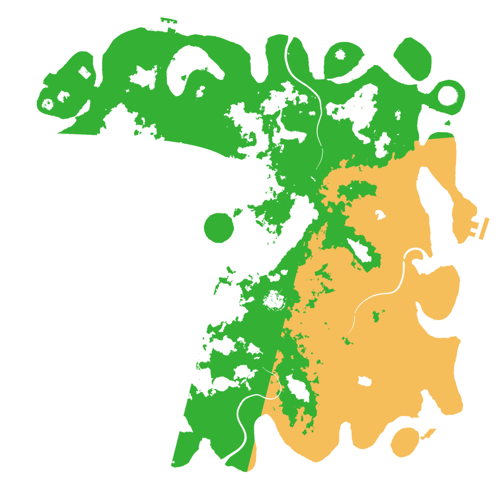 Biome Rust Map: Procedural Map, Size: 4500, Seed: 948169