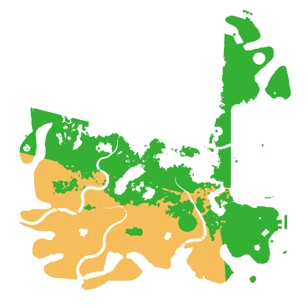 Biome Rust Map: Procedural Map, Size: 4500, Seed: 995916