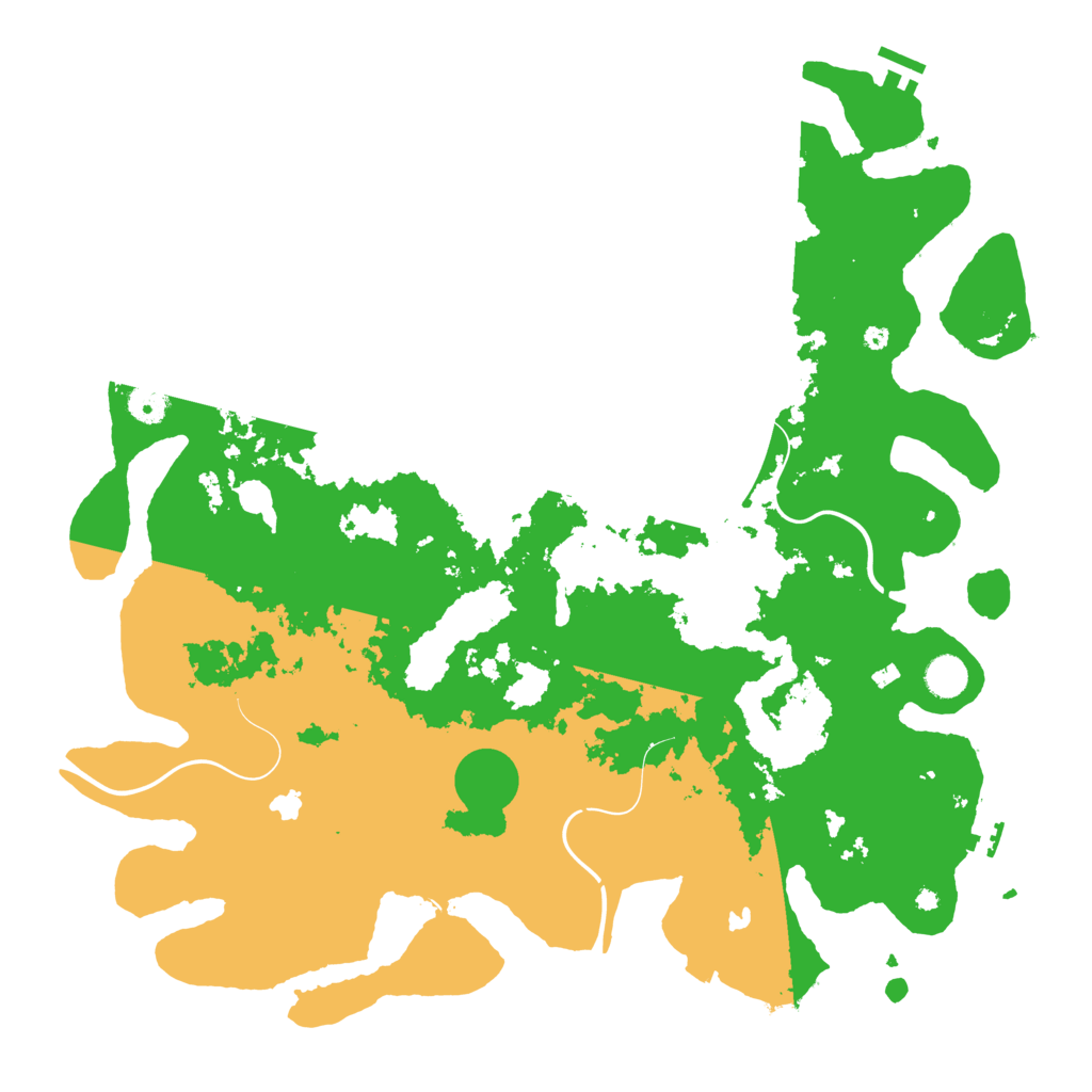 Biome Rust Map: Procedural Map, Size: 4500, Seed: 995916