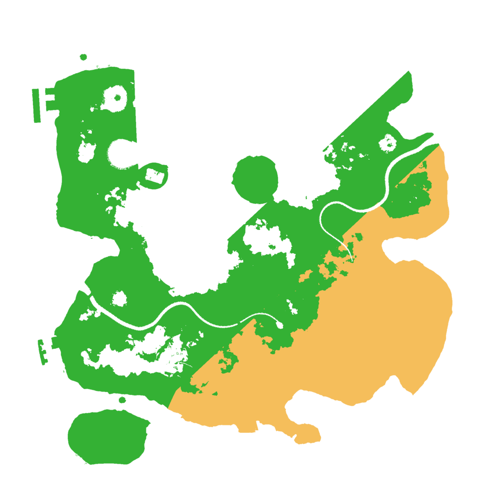 Biome Rust Map: Procedural Map, Size: 3000, Seed: 8775344