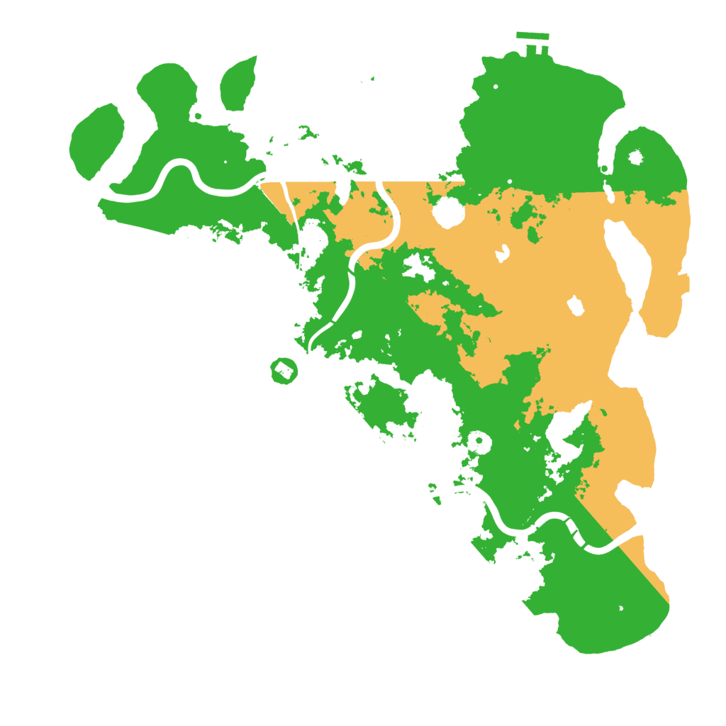 Biome Rust Map: Procedural Map, Size: 4500, Seed: 527473