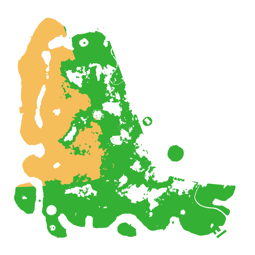 Biome Rust Map: Procedural Map, Size: 4500, Seed: 316494