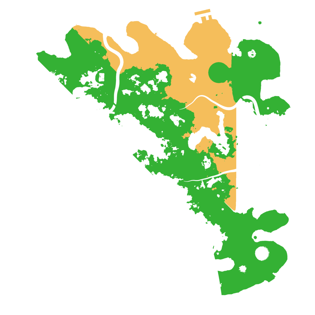 Biome Rust Map: Procedural Map, Size: 4000, Seed: 792119099
