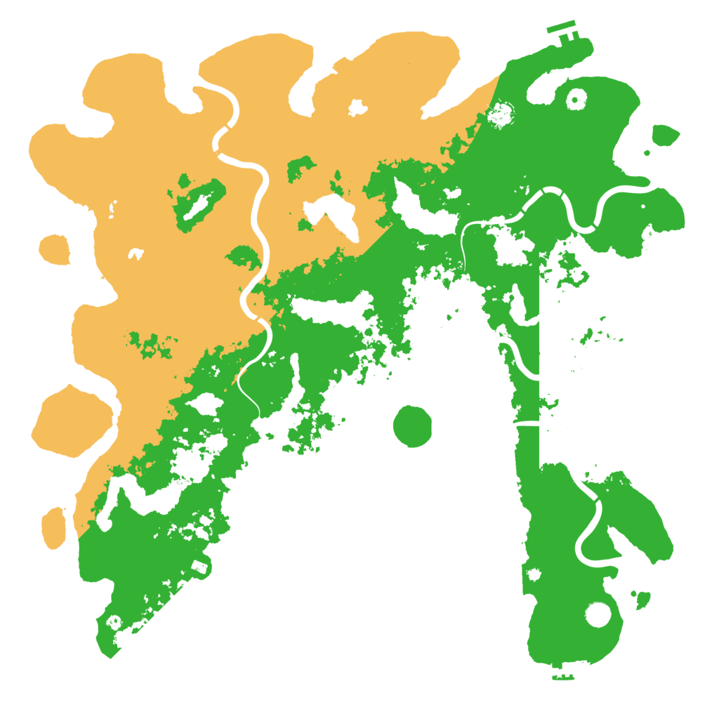 Biome Rust Map: Procedural Map, Size: 5000, Seed: 91977798