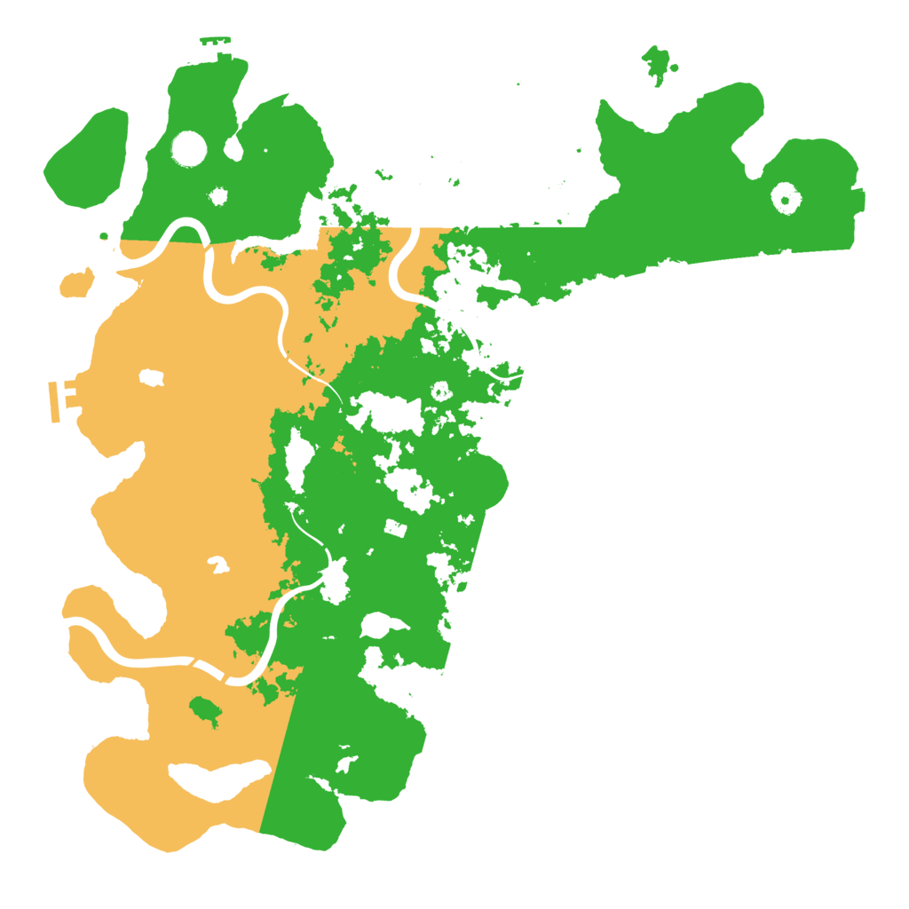Biome Rust Map: Procedural Map, Size: 4500, Seed: 26121003