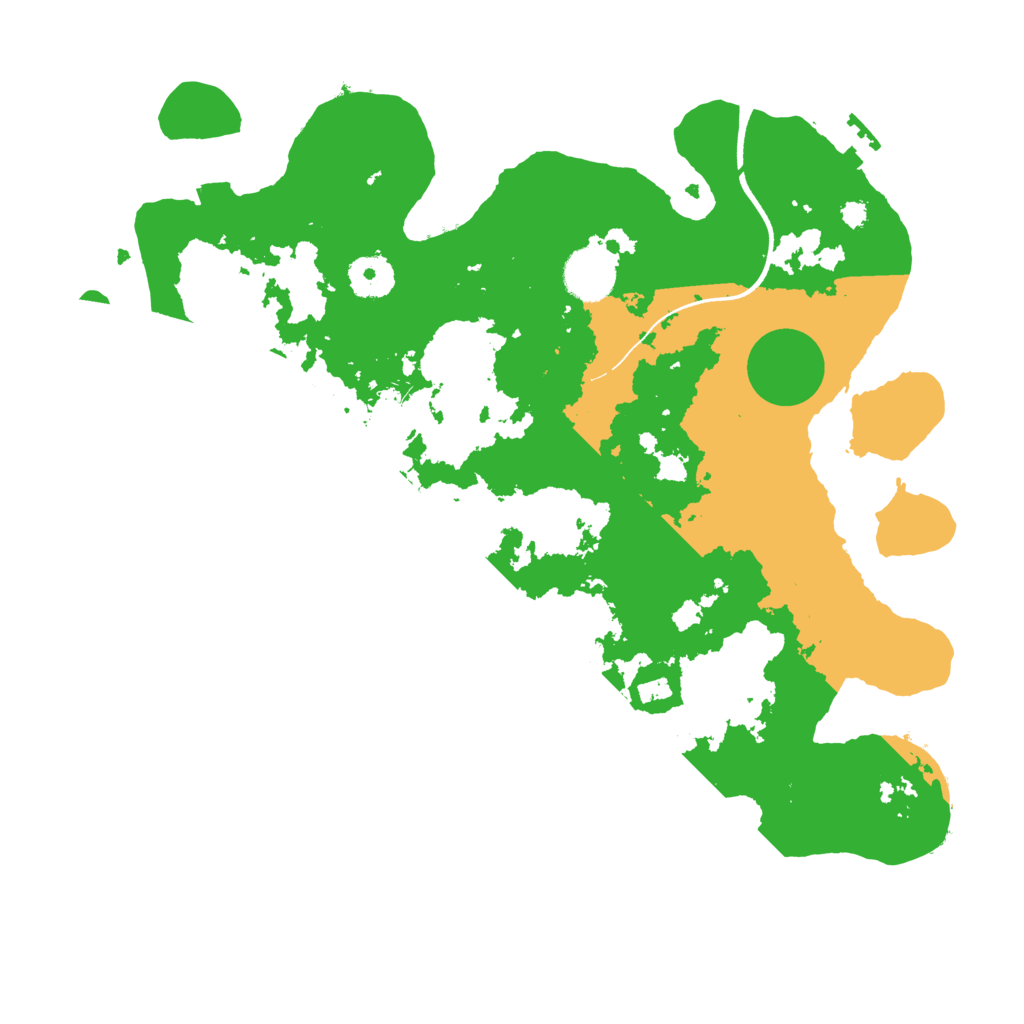 Biome Rust Map: Procedural Map, Size: 3500, Seed: 313845623