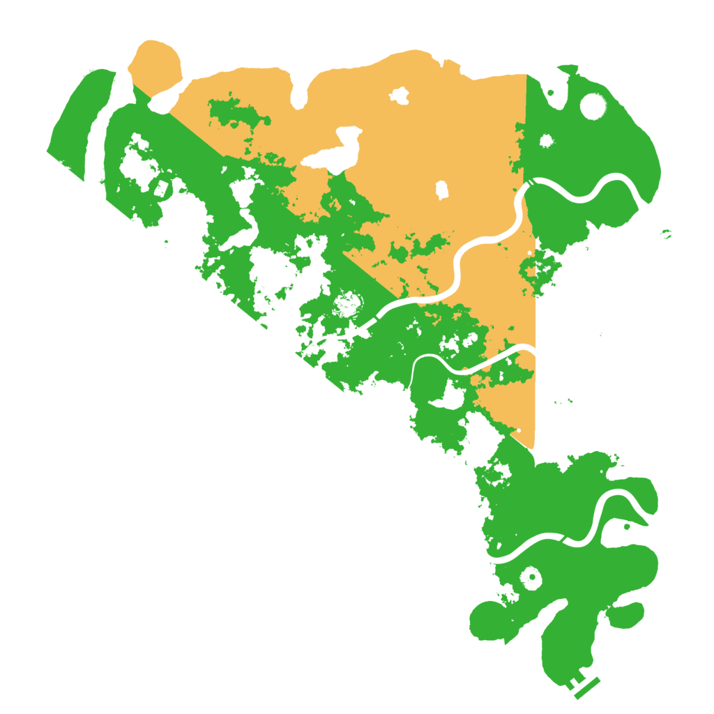 Biome Rust Map: Procedural Map, Size: 4800, Seed: 7531598
