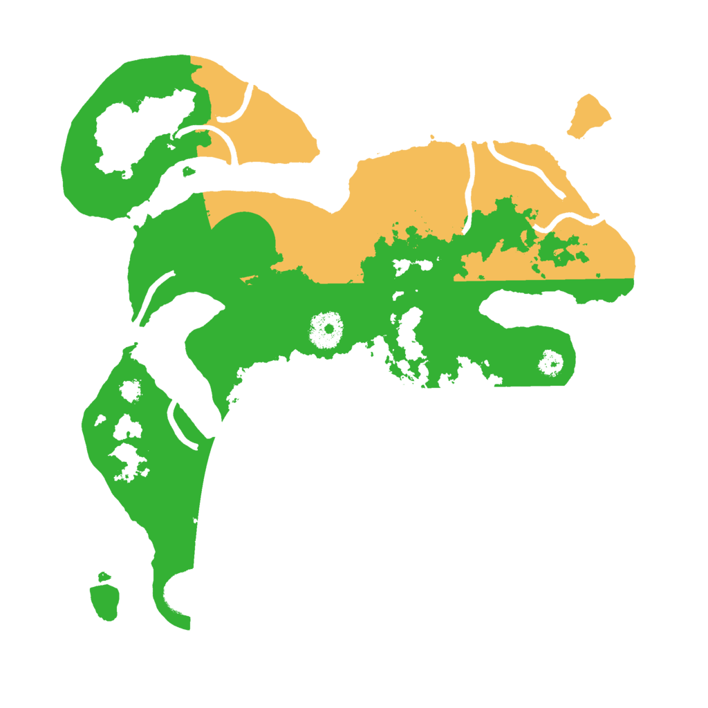 Biome Rust Map: Procedural Map, Size: 3000, Seed: 1522923162