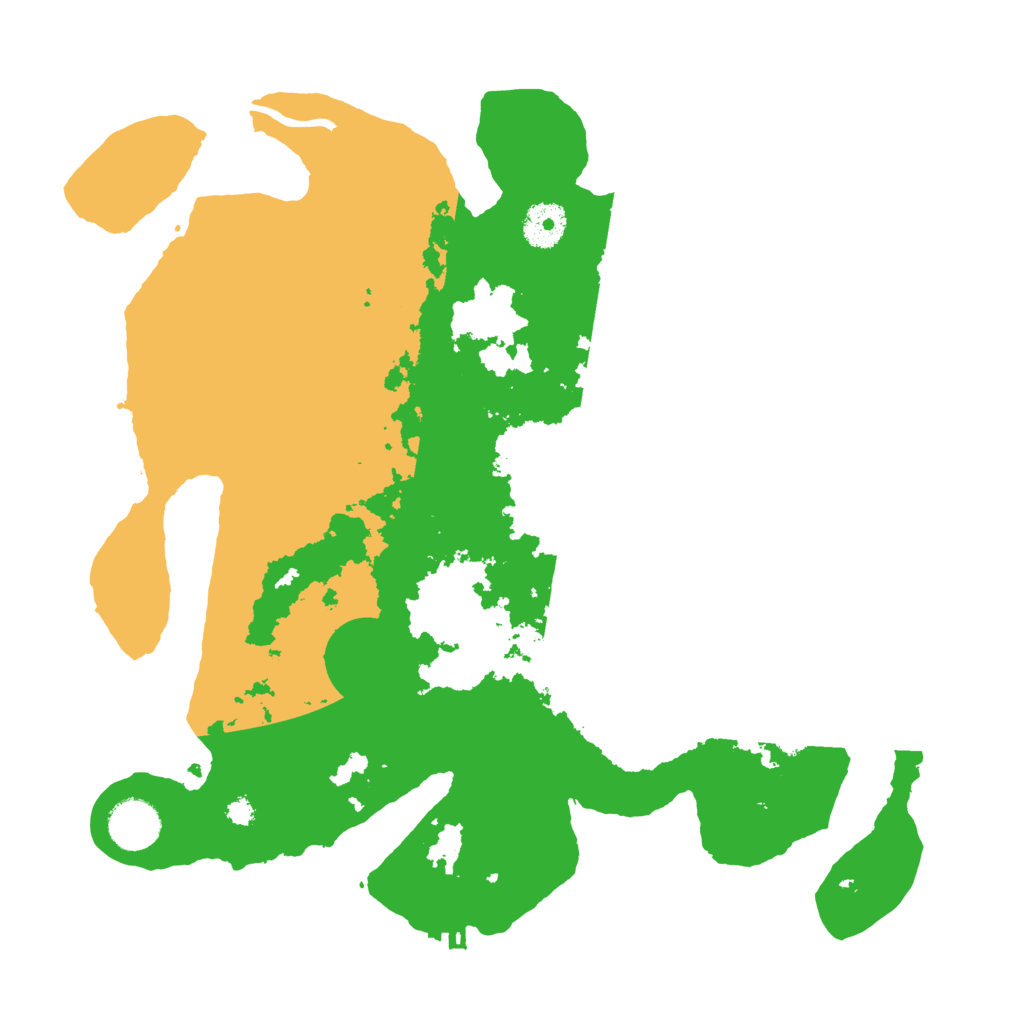 Biome Rust Map: Procedural Map, Size: 3500, Seed: 380827966