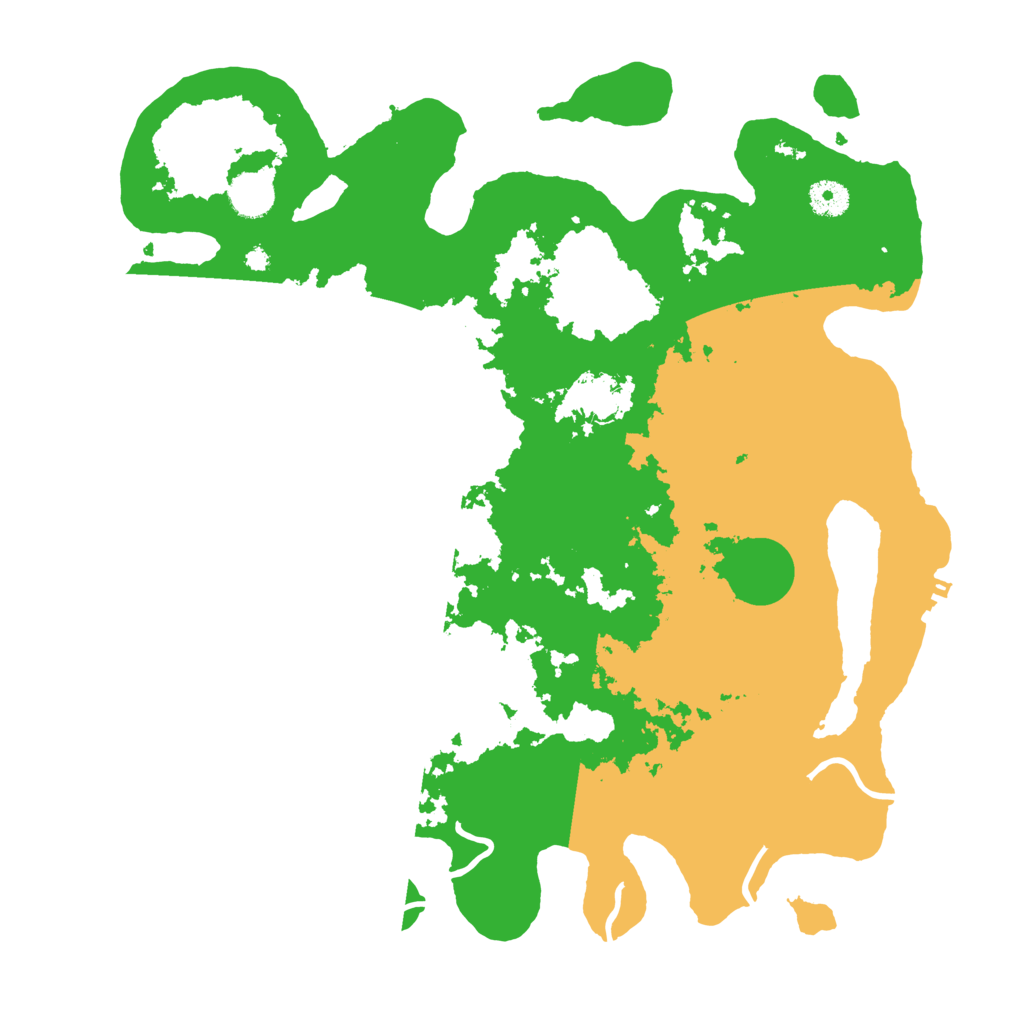 Biome Rust Map: Procedural Map, Size: 4000, Seed: 1243