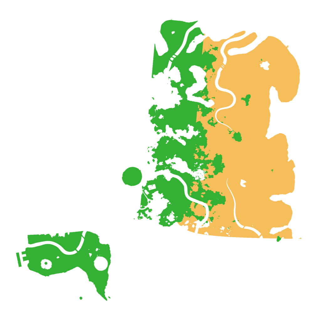 Biome Rust Map: Procedural Map, Size: 4500, Seed: 260581930