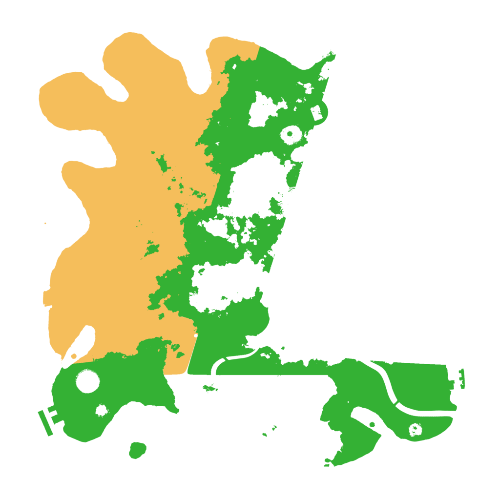 Biome Rust Map: Procedural Map, Size: 3800, Seed: 418937868
