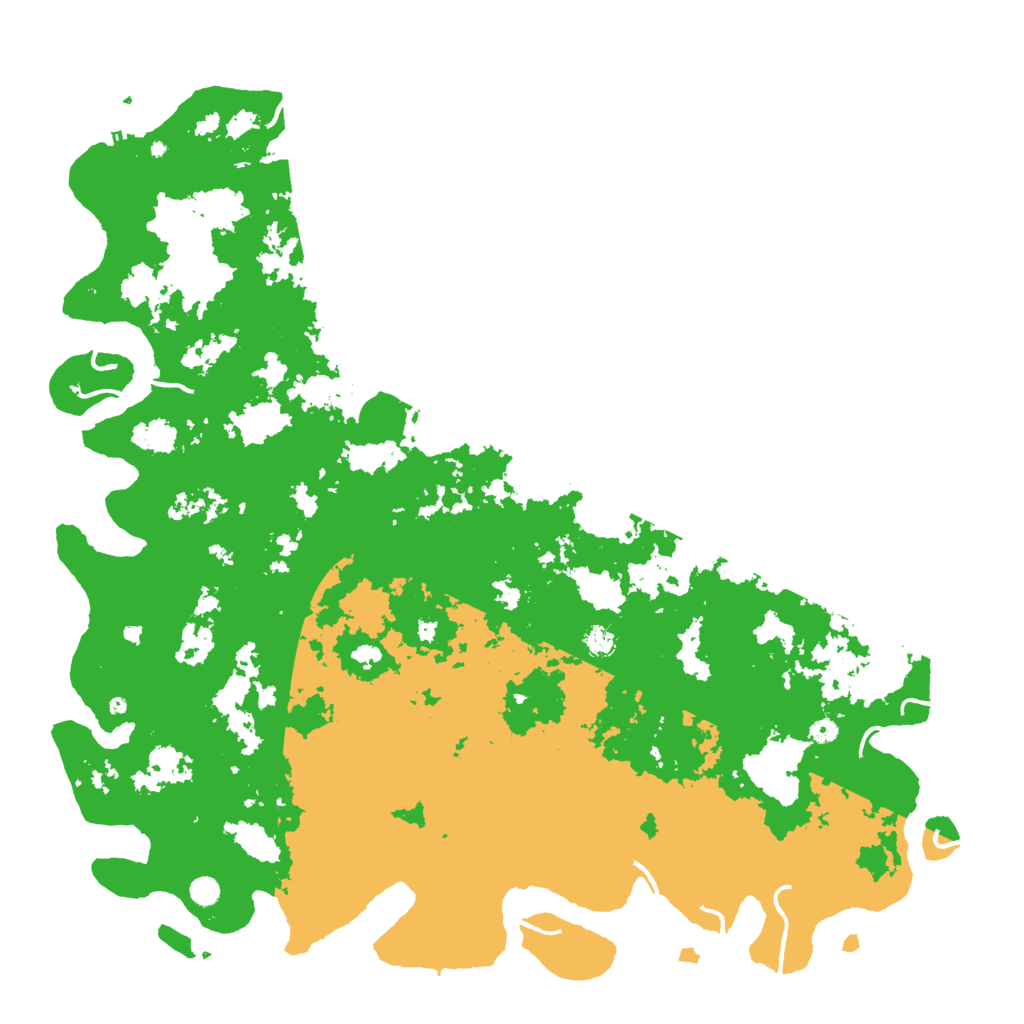 Biome Rust Map: Procedural Map, Size: 6000, Seed: 1194854051