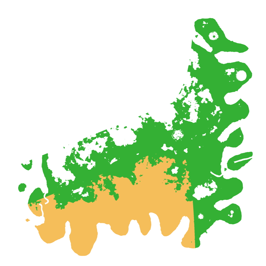 Biome Rust Map: Procedural Map, Size: 4500, Seed: 863049