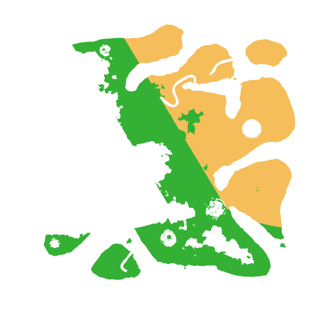 Biome Rust Map: Procedural Map, Size: 3000, Seed: 54613