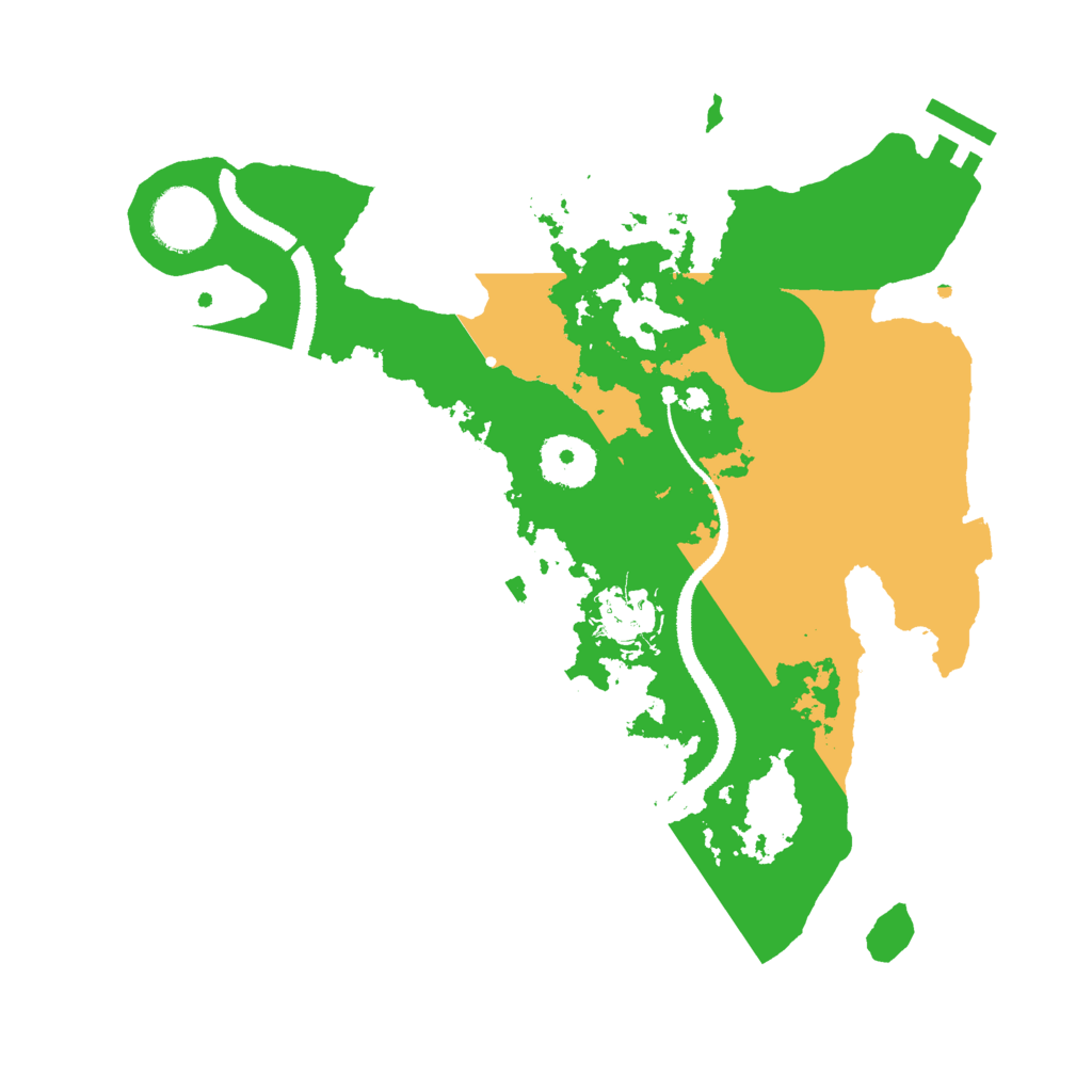 Biome Rust Map: Procedural Map, Size: 3000, Seed: 1577280331