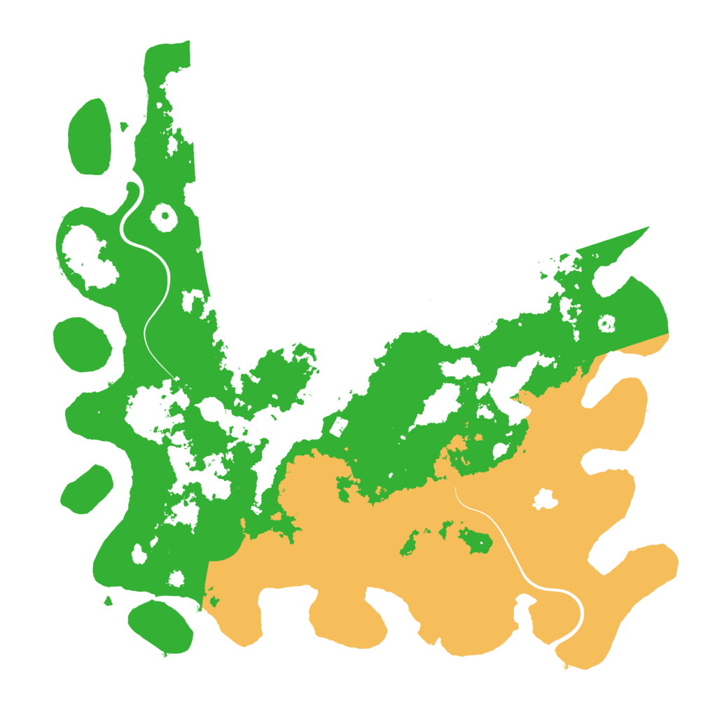 Biome Rust Map: Procedural Map, Size: 4000, Seed: 73496