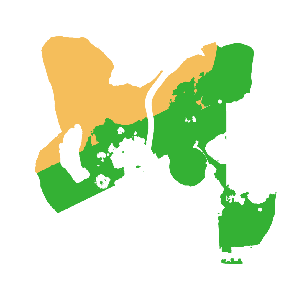 Biome Rust Map: Procedural Map, Size: 2200, Seed: 34847541