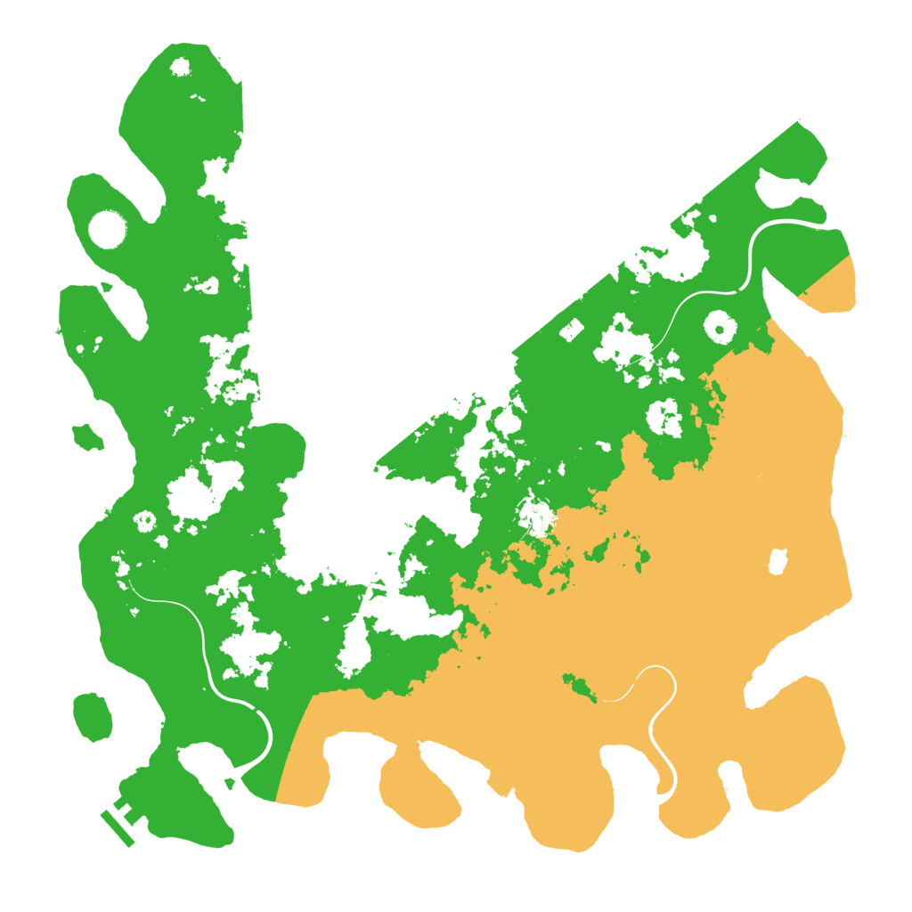 Biome Rust Map: Procedural Map, Size: 4230, Seed: 1255202064