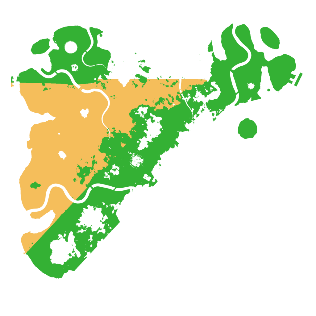 Biome Rust Map: Procedural Map, Size: 4500, Seed: 581076555