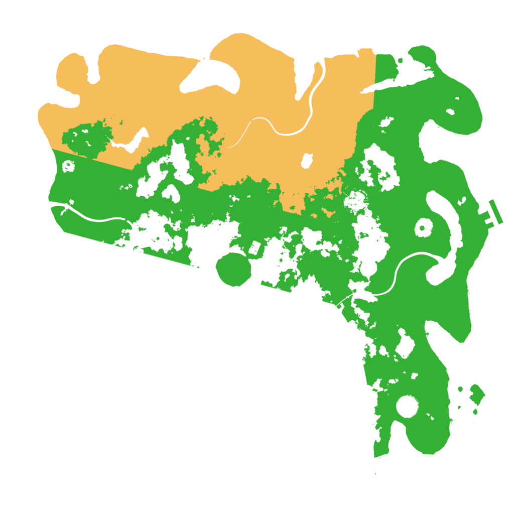 Biome Rust Map: Procedural Map, Size: 4100, Seed: 615744339