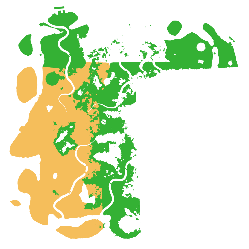 Biome Rust Map: Procedural Map, Size: 5000, Seed: 983340113